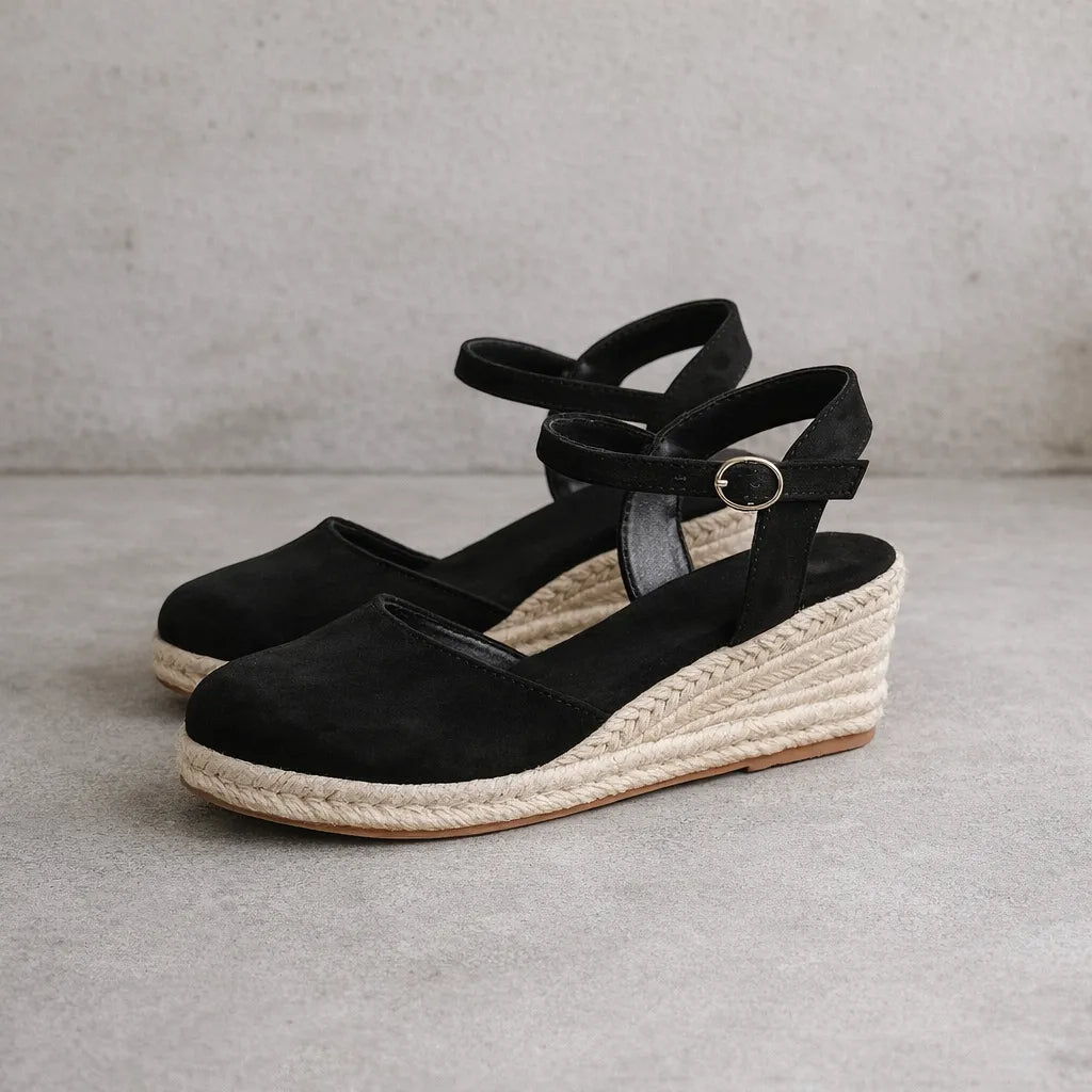 Espadrille fermée femme Caprera | Suède slingback