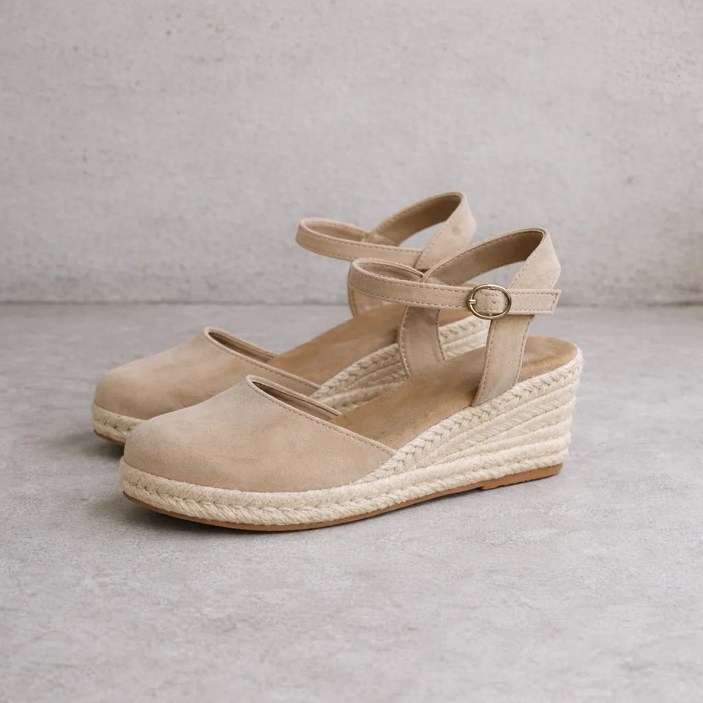 Espadrille fermée femme Caprera | Suède slingback