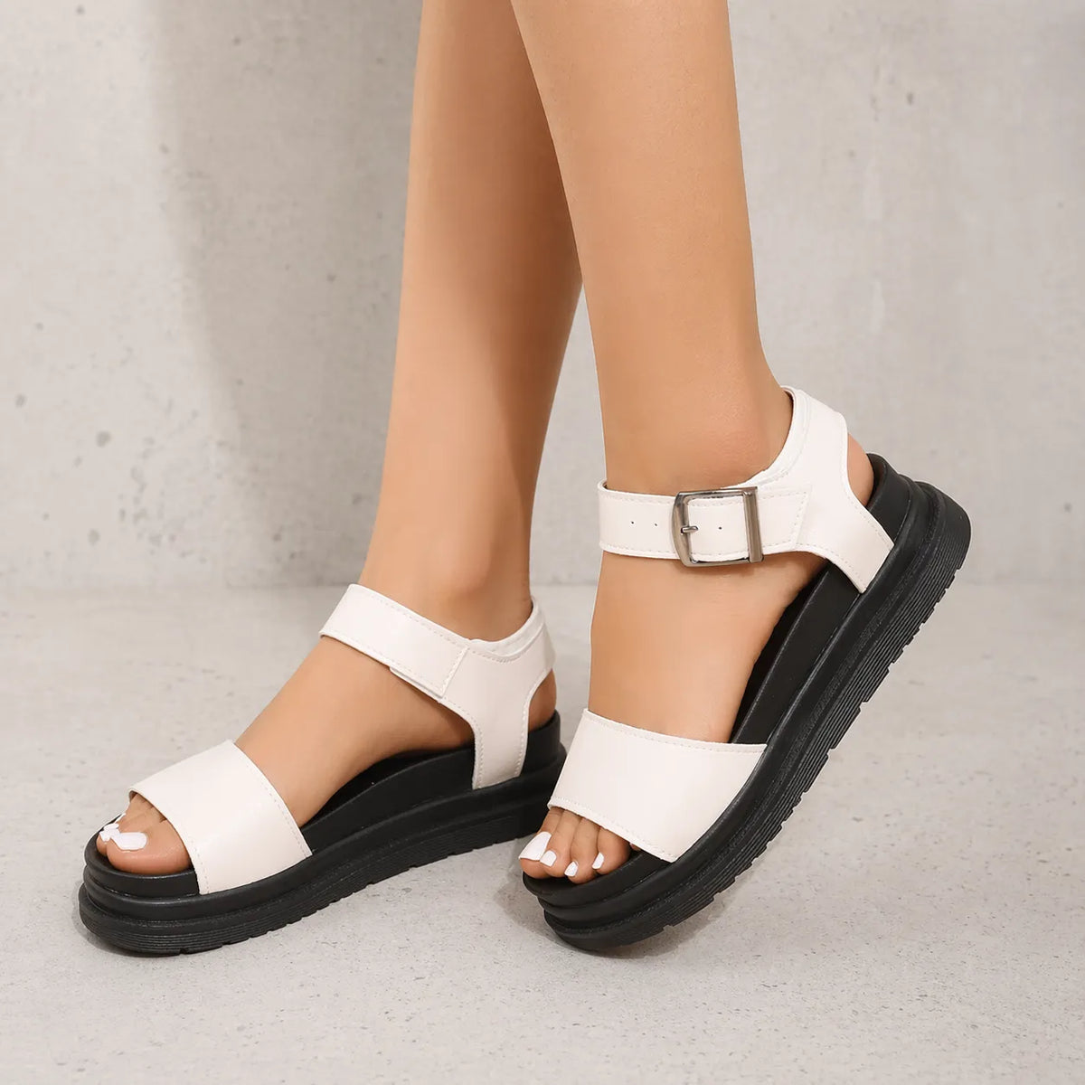 Sandale chunky femme Avenzia | Bride cheville track